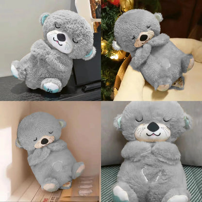 Teddy Bear Sleep Buddy - Breathing Movements & Music, Plush Slumber Teddy Cuddle Toy for Babies with Light/Soft Toys for Kids My Store