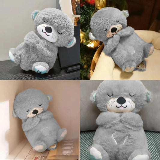 Teddy Bear Sleep Buddy - Breathing Movements & Music, Plush Slumber Teddy Cuddle Toy for Babies with Light/Soft Toys for Kids My Store