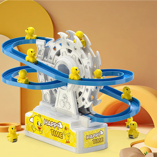 Stair Climbing Duck Toy with Music & Lights KidzlyKids