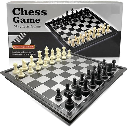 Foldable Chess Board – 10'' Chess Set for Beginners & Learning KidzlyKids