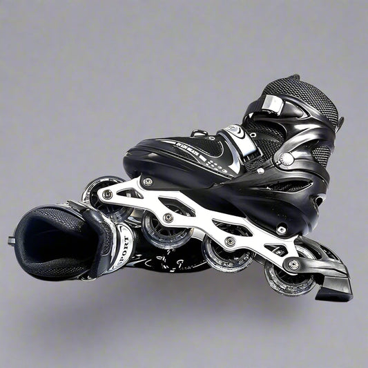 High Inline Skates with PU Flashing Wheel Aluminum Body in-Line Skates KidzlyKids