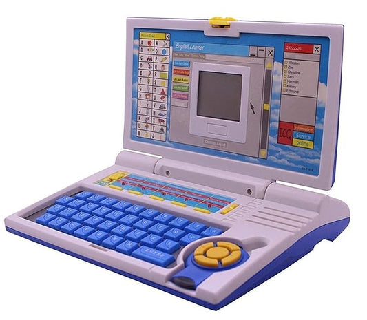 Educational English Learner Laptop with Keyboard Mouse for Kids 20 Activity Games KidzlyKids