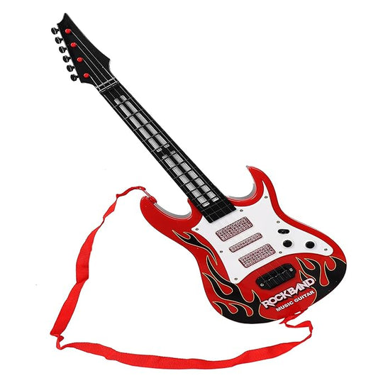Rock Band Musical Plastic Guitar for Kids KidzlyKids
