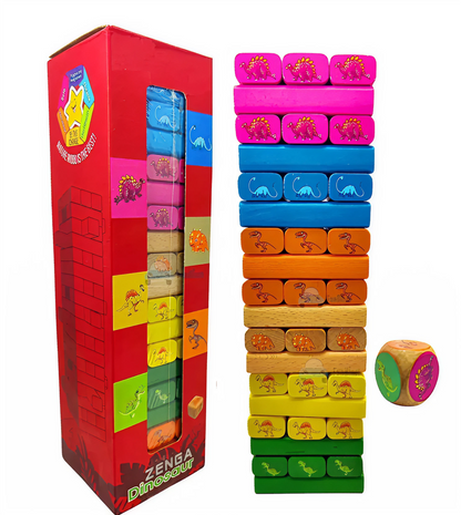 Dino Zenga Blocks – 54 Pcs - KidzlyKids