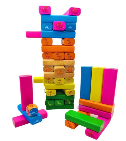 Dino Zenga Blocks – 54 Pcs - KidzlyKids
