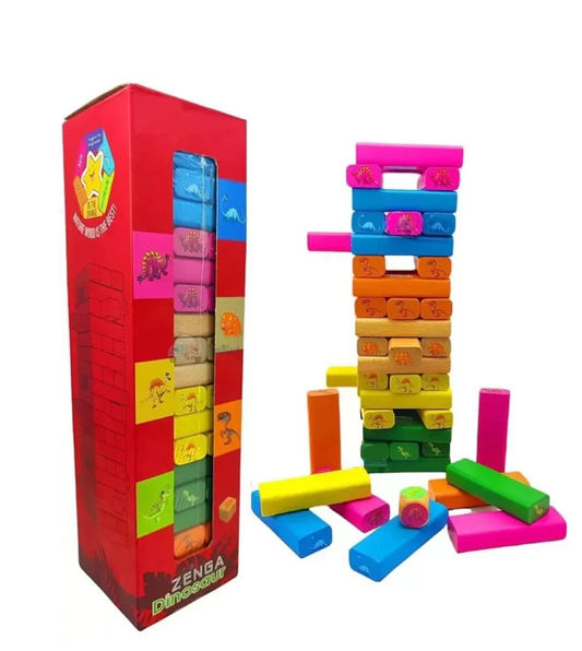 Dino Zenga Blocks – 54 Pcs - KidzlyKids