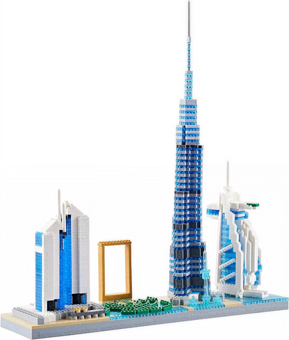 Dubai Skyline Architecture Model – Micro Building Blocks Set KidzlyKids