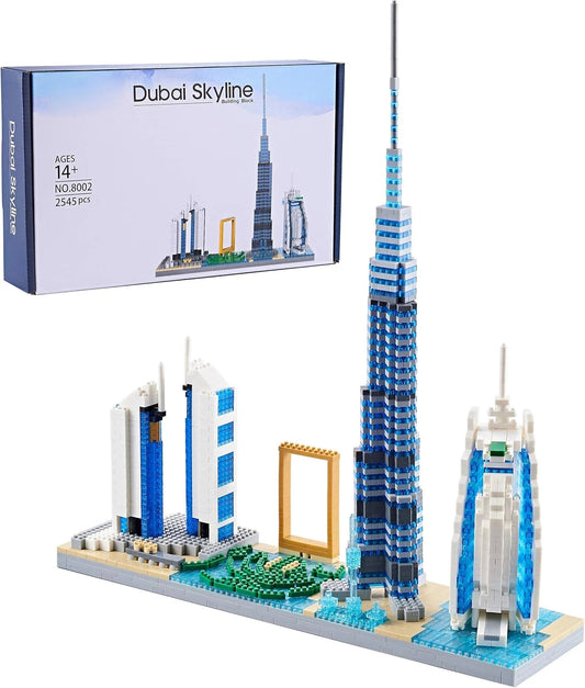 Dubai Skyline Architecture Model – Micro Building Blocks Set KidzlyKids